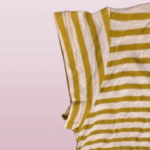 Mustard Stripe Sharkbite Shirt   (2) - Picture 11 of 11